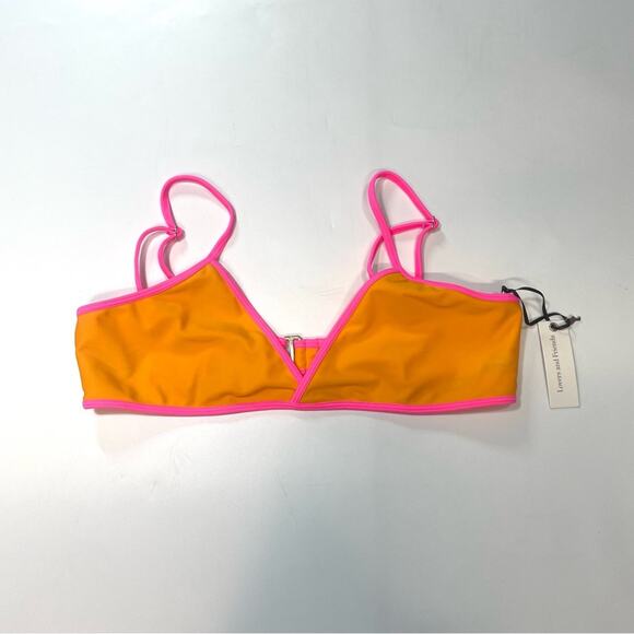 Lovers and Friends In Charge Top in Tangerine & Pink Medium - Picture 3 of 5